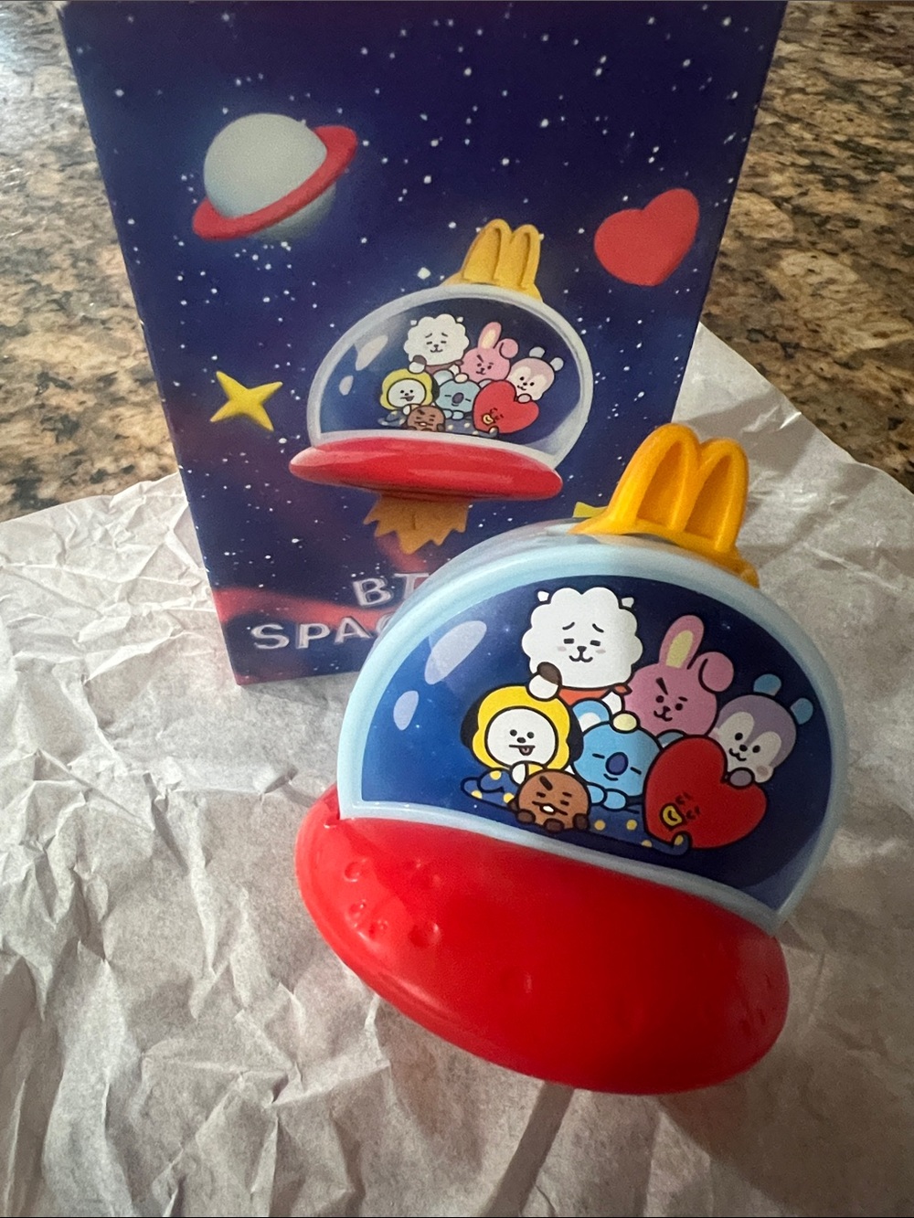 BT21 SPACESHIP McDonald’s Happy Meal Toy